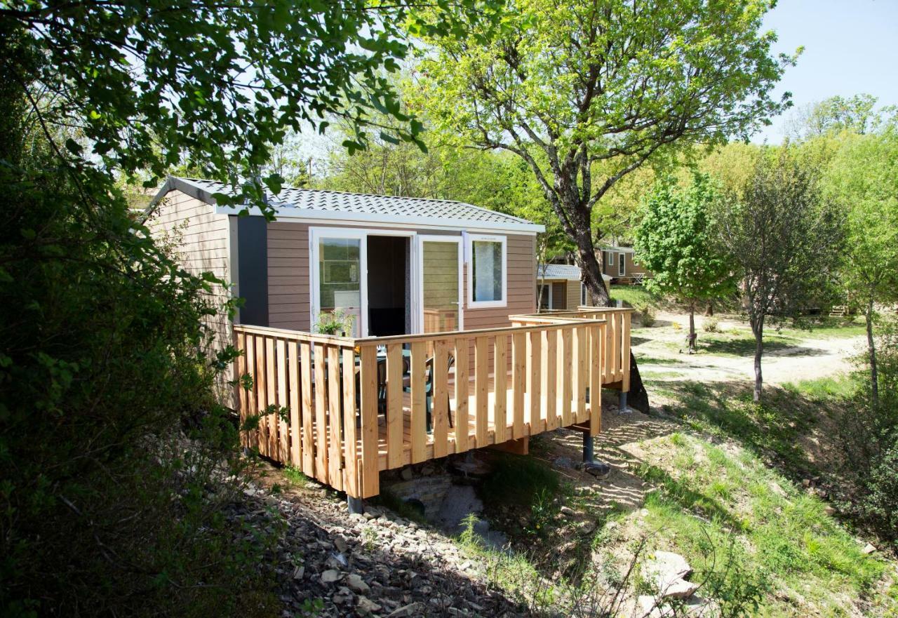 Camping Les Chenes Chauzon Esterno foto